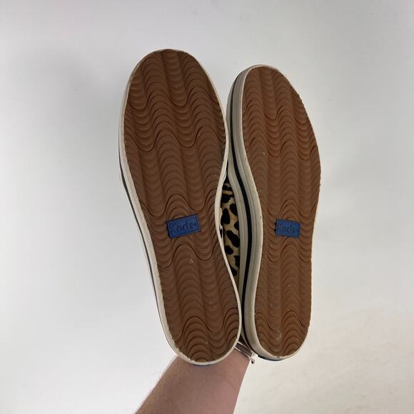 Kate Spade x keds slip on athletic shoes women’s 8 animal cheetah print backless - Picture 8 of 11